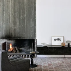 Mueble multimedia Tabwa , Teca negra 51x240 cm