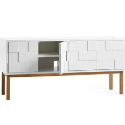 Mueble TV con patas Collect 2010, patas de roble