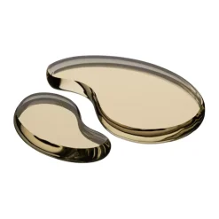 Objeto decorativo Tears of joy 2 piezas, Dorado