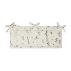 Organizador de cama acolchado satin Bluebell, 18x43 cm