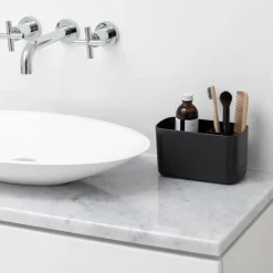 Organizador para el baño ReNew Brabantia, gris oscuro