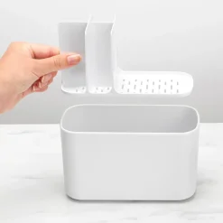 Organizador para el baño ReNew Brabantia, blanco