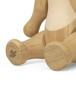 Oso de madera Kay Bojesen grande, roble-arce
