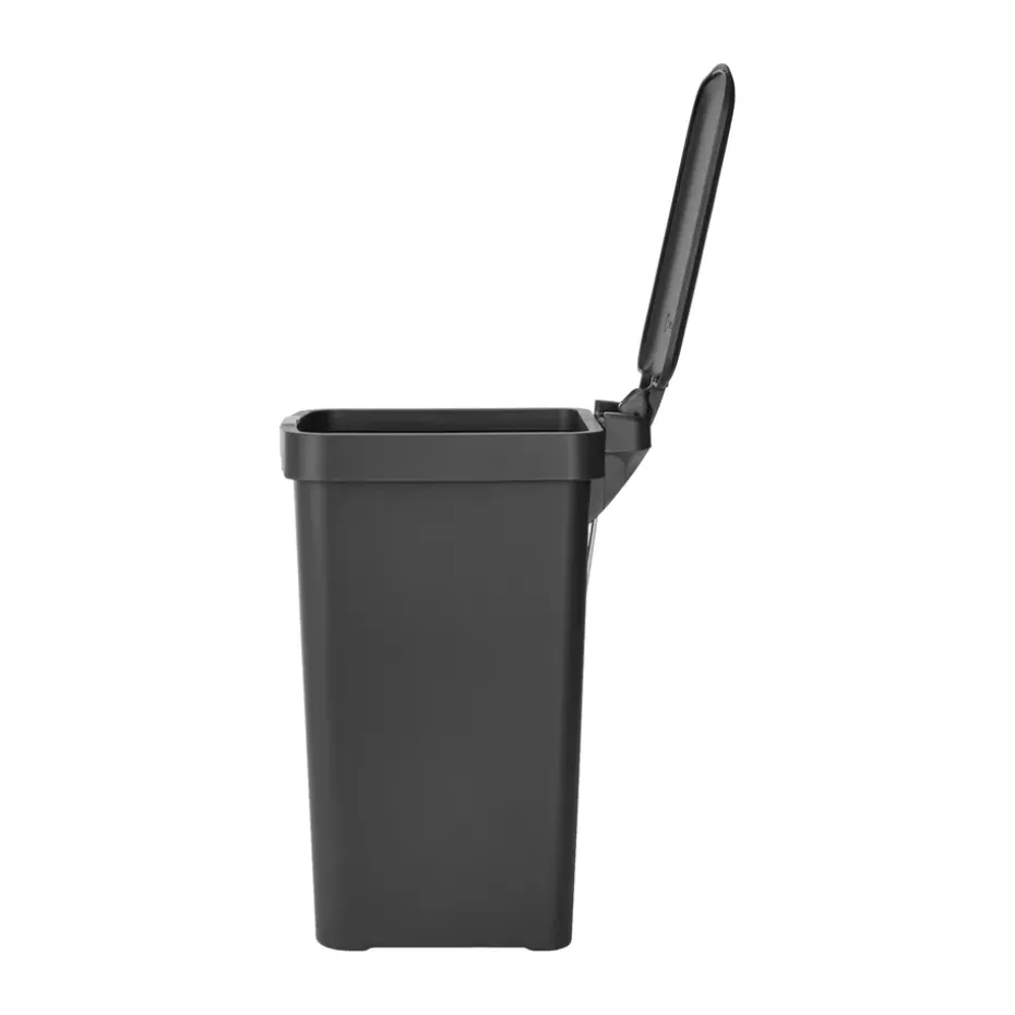 Papelera con pedal StepUp de 10 L, Gris oscuro