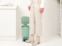 Papelera con pedal StepUp de 10 L, Jade green