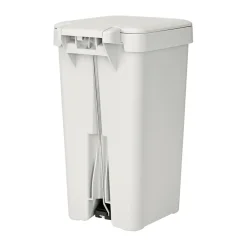Papelera con pedal StepUp de 10 L, Gris claro