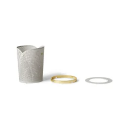 Papelera OYA 20 L, Gris cálido