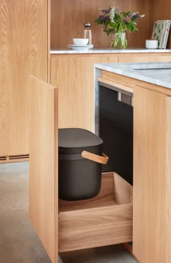 Papelera Reflect 16 L para 2 bolsas, Black-brown