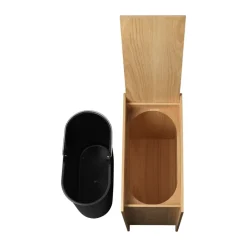 Papelera Sama , Roble, 50 L