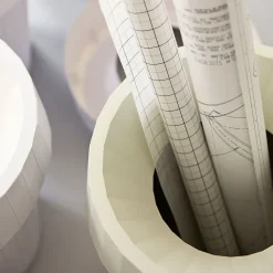 Papelera Shade, Offwhite, 14 l