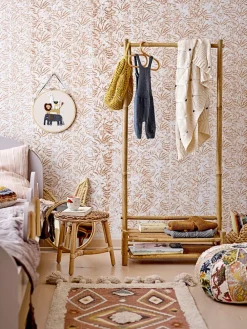 Percha Aranya ratán 17x30 cm, Natur