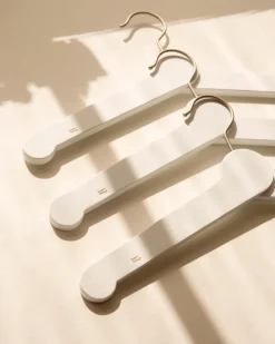 Percha Nostalgi 3-pack, Blanco