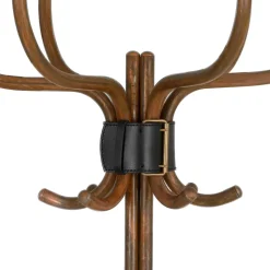 Perchero Babe, Cinturón de cuero blanco - marrón