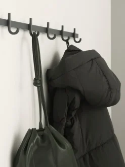 Perchero con pomos Relief medium 82 cm, Gris