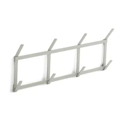 Perchero con pomos Tape, Small metallic grey