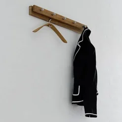 Perchero Cutter, Teca, 5 pomos