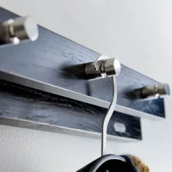 Perchero Cutter, Teca, 7 pomos