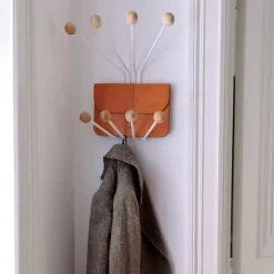 Perchero de pared Bill S, blanco