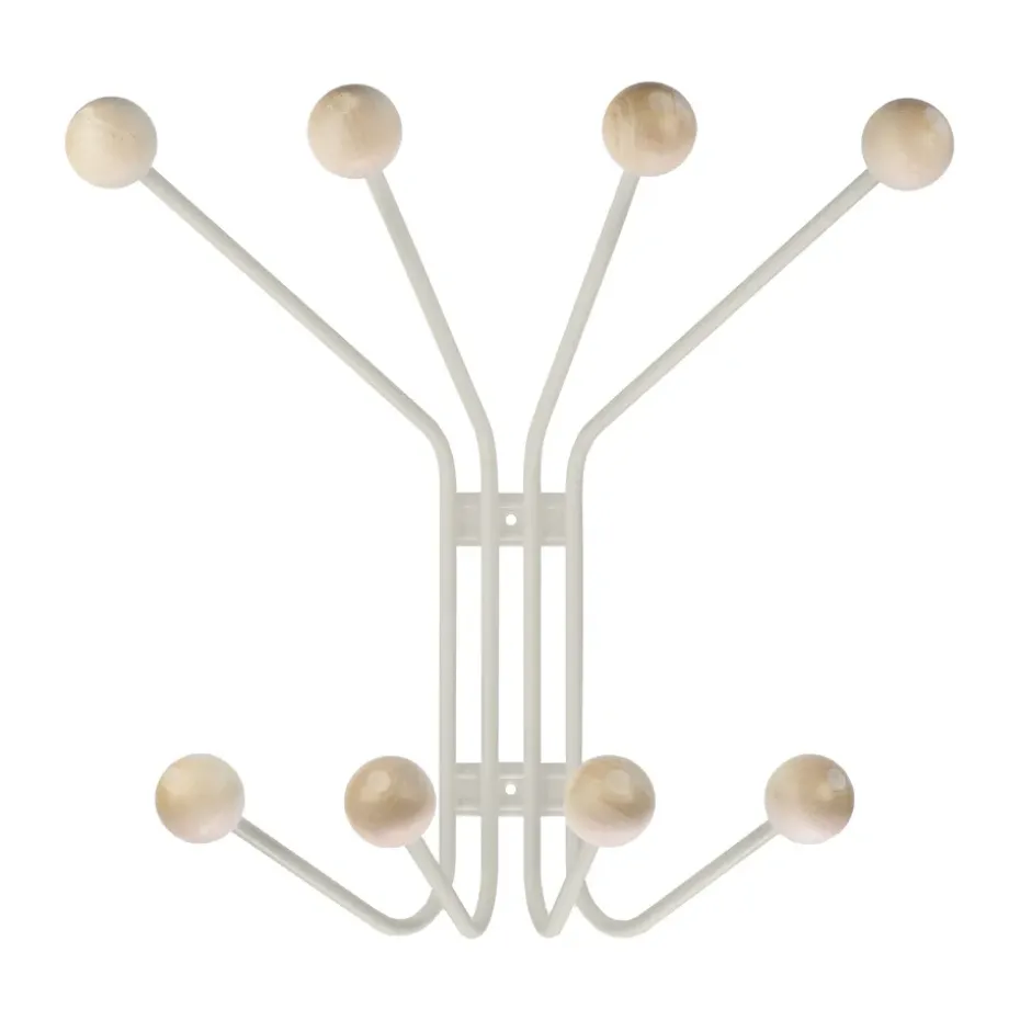 Perchero de pared Bill S, Greige