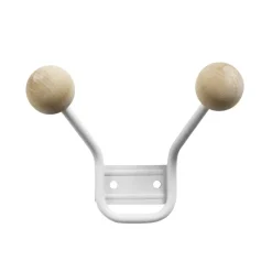 Perchero de pared Bill XXS, blanco