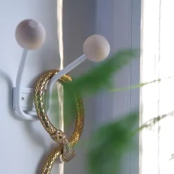 Perchero de pared Bill XXS, blanco