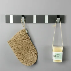 Perchero de pared Knax 33 cm, gris