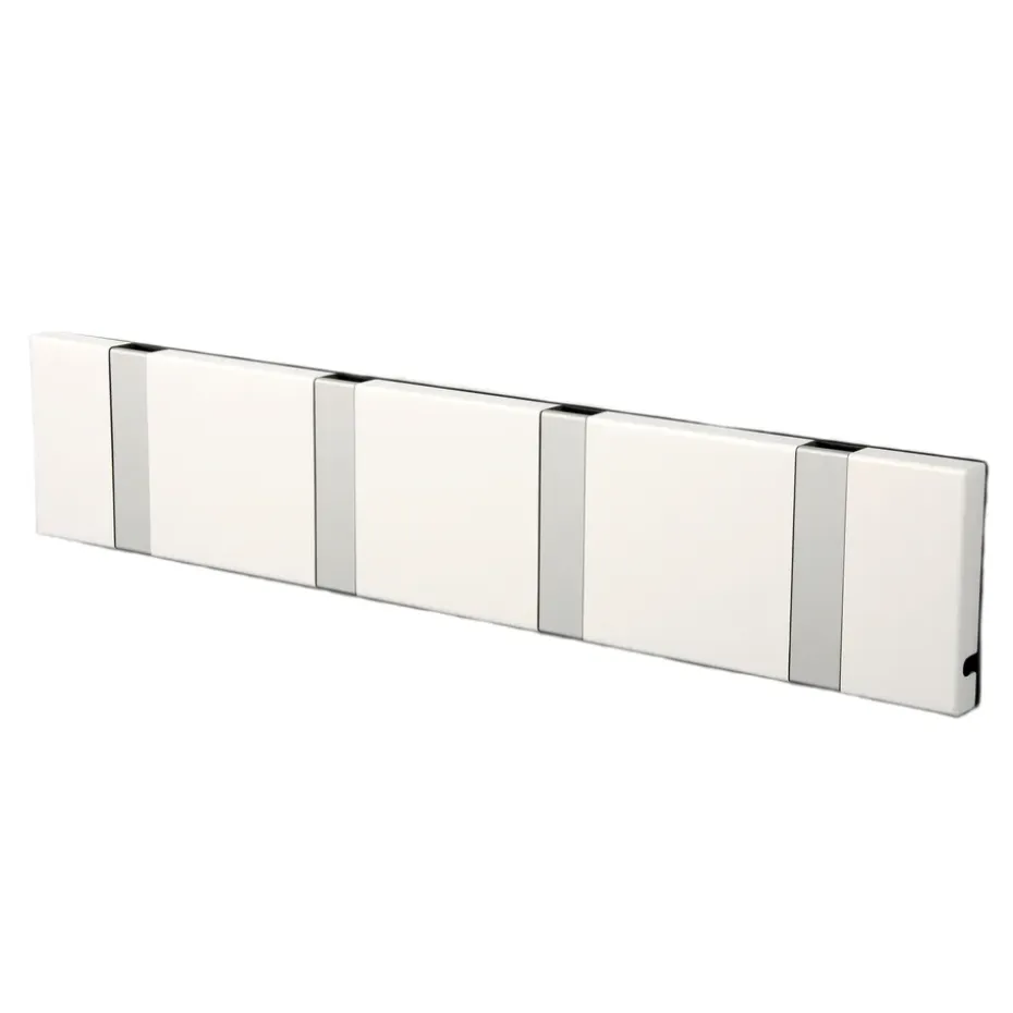 Perchero de pared Knax 40 cm, blanco-gris