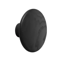 Perchero de pared The Dots, negro, mediano