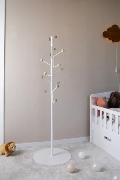 Perchero de pie Bill junior, Blanco