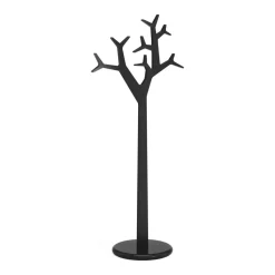 Perchero de suelo Tree 194 cm, negro