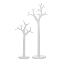 Perchero de suelo Tree, Roble lacado transparente
