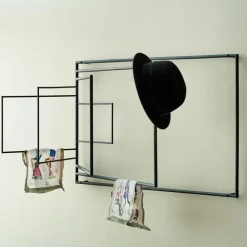 Perchero Frame, negro