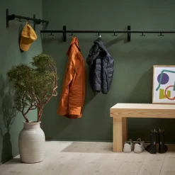 Perchero Nostalgi, Aluminio, base blanca