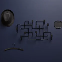 Perchero Underground, Negro-roble teñido de negro