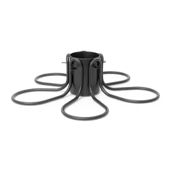 Pie de árbol de Navidad Flake, Black