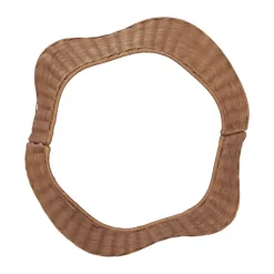 Pie de árbol Drape braided tree skirt, Natural