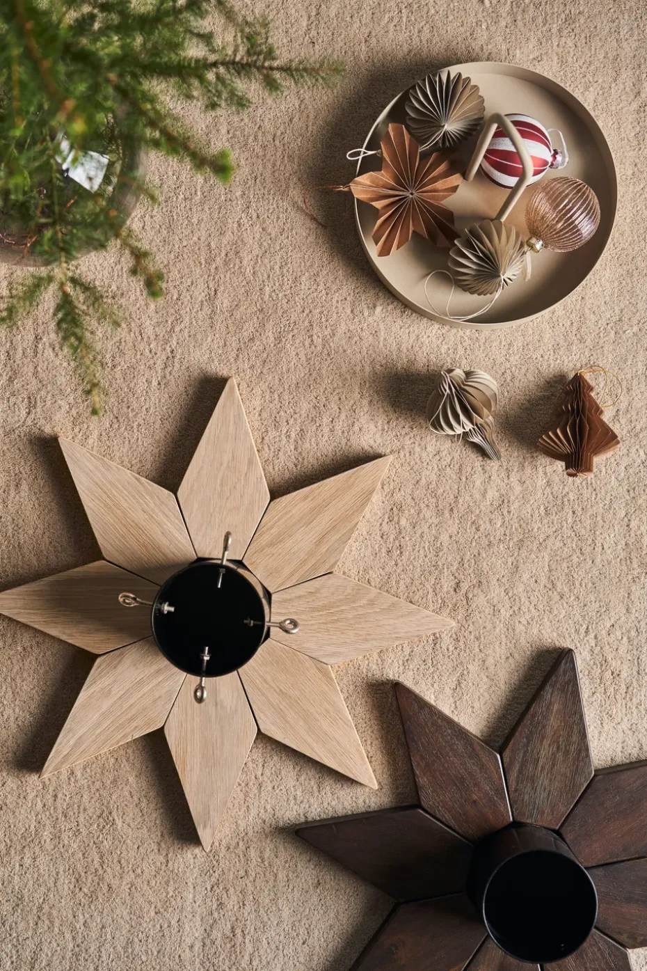 Pie para árbol de Navidad Norr, Lacado blanco