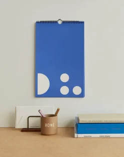 Planificador mensual Design Letters, Cobalt blue