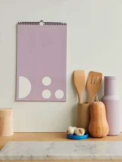 Planificador mensual Design Letters, Lavender