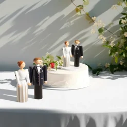 Plataforma para pareja de novios Kay Bojesen, Blanco