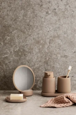 Plato de jabón Sono 10x13 cm, Tostado