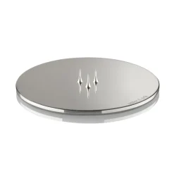 Plato para vela ester & erik Ø12 cm brillante, Silver