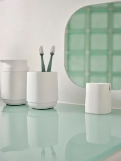 Portacepillos de dientes Time 9,8 cm, White