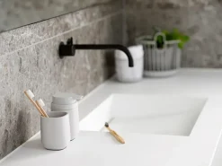 Portacepillos de dientes Time 9,8 cm, Soft grey