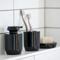 Portacepillos de dientes Zone Suii 9 cm, Black