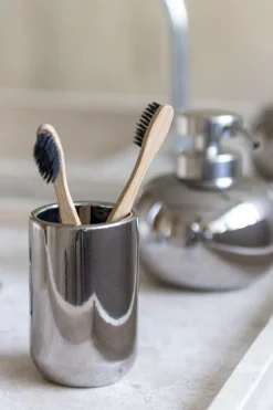 Portacepillos de dientes Lotus, Chrome