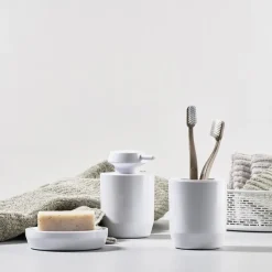 Portacepillos de dientes Zone Suii 9 cm, White