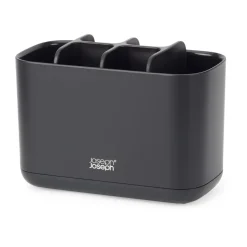 Portacepillos Easystore large 17,6 cm, Negro