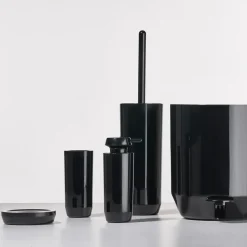 Portaescobillas baño Zone Suii, Black