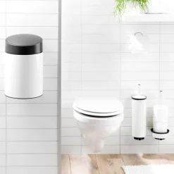 Portarrollos para papel higiénico Profile, pure white (blanco crudo)